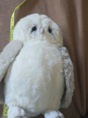 Lou Rankin Woodsworth White Owl Plush Animal Realistic 11" Great Rare